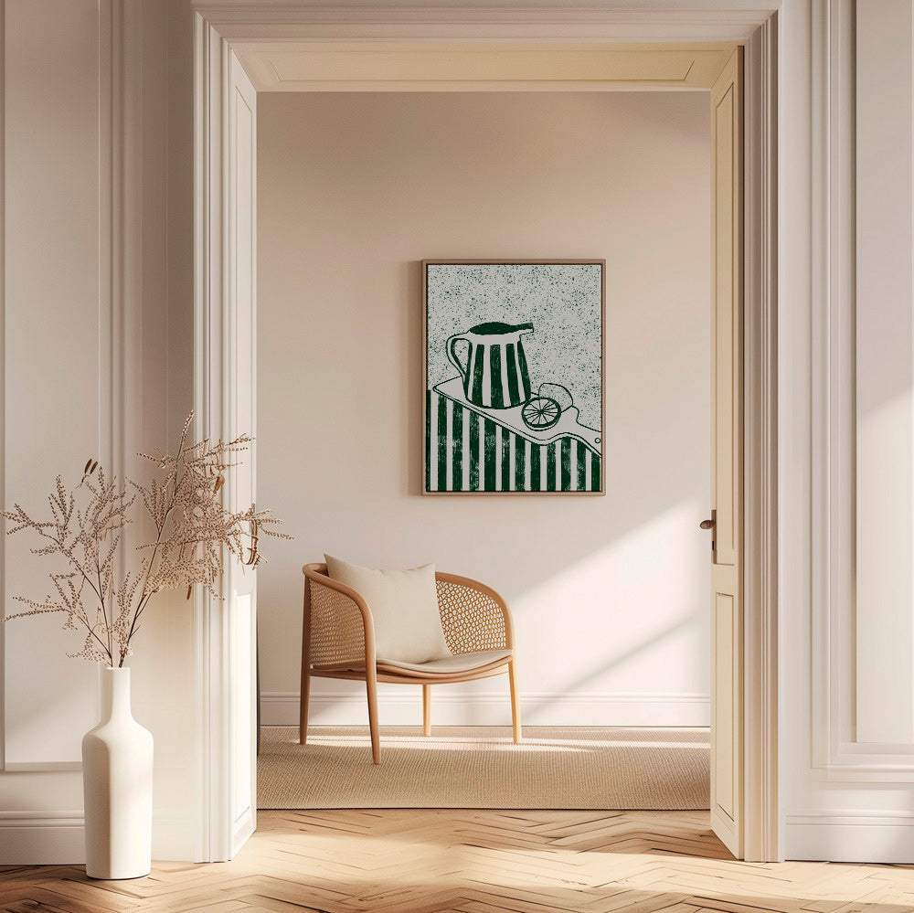 Cuadro de cocina con jarra y limón – Canvas2