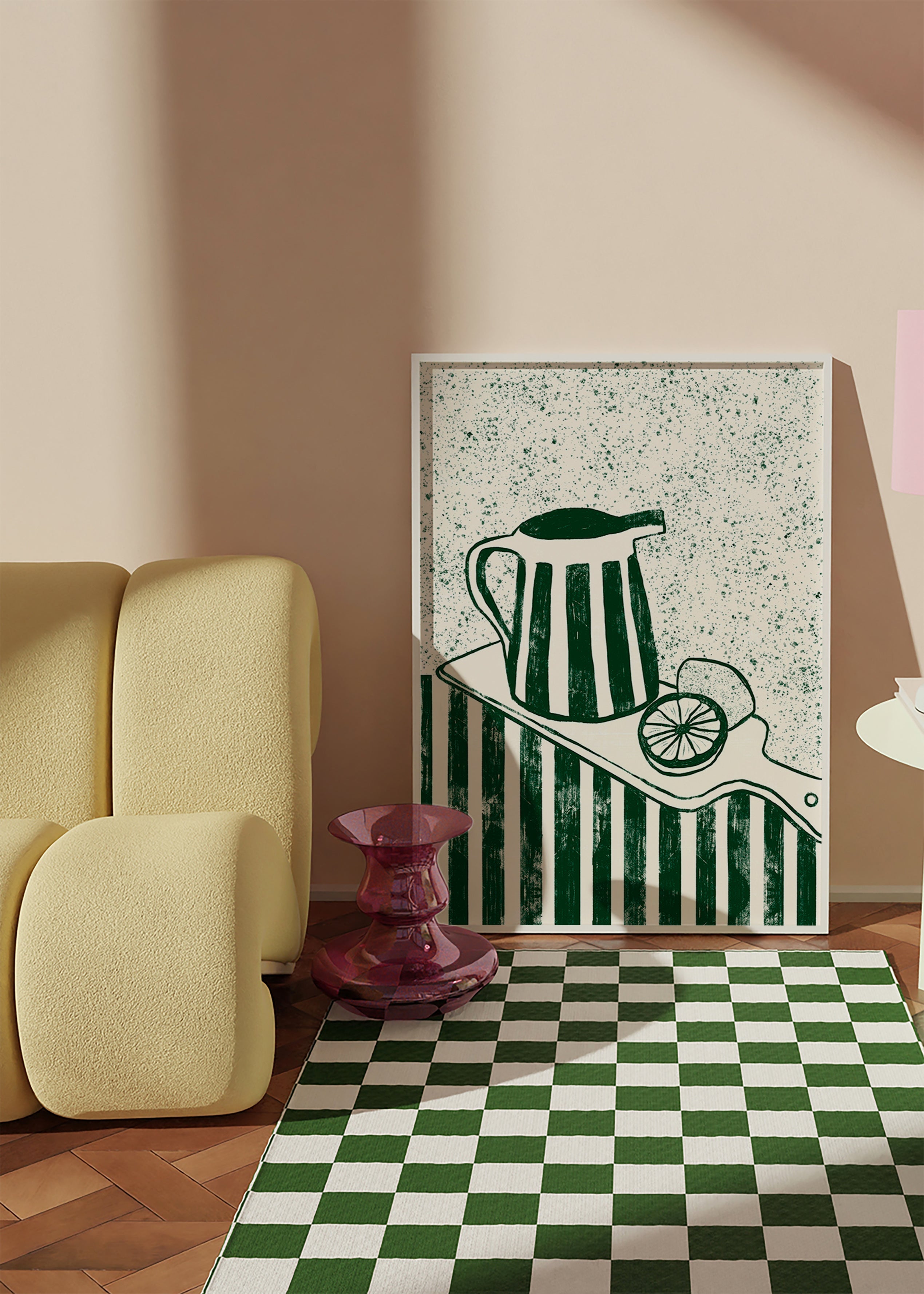 Cuadro de cocina con jarra y limón – Product2