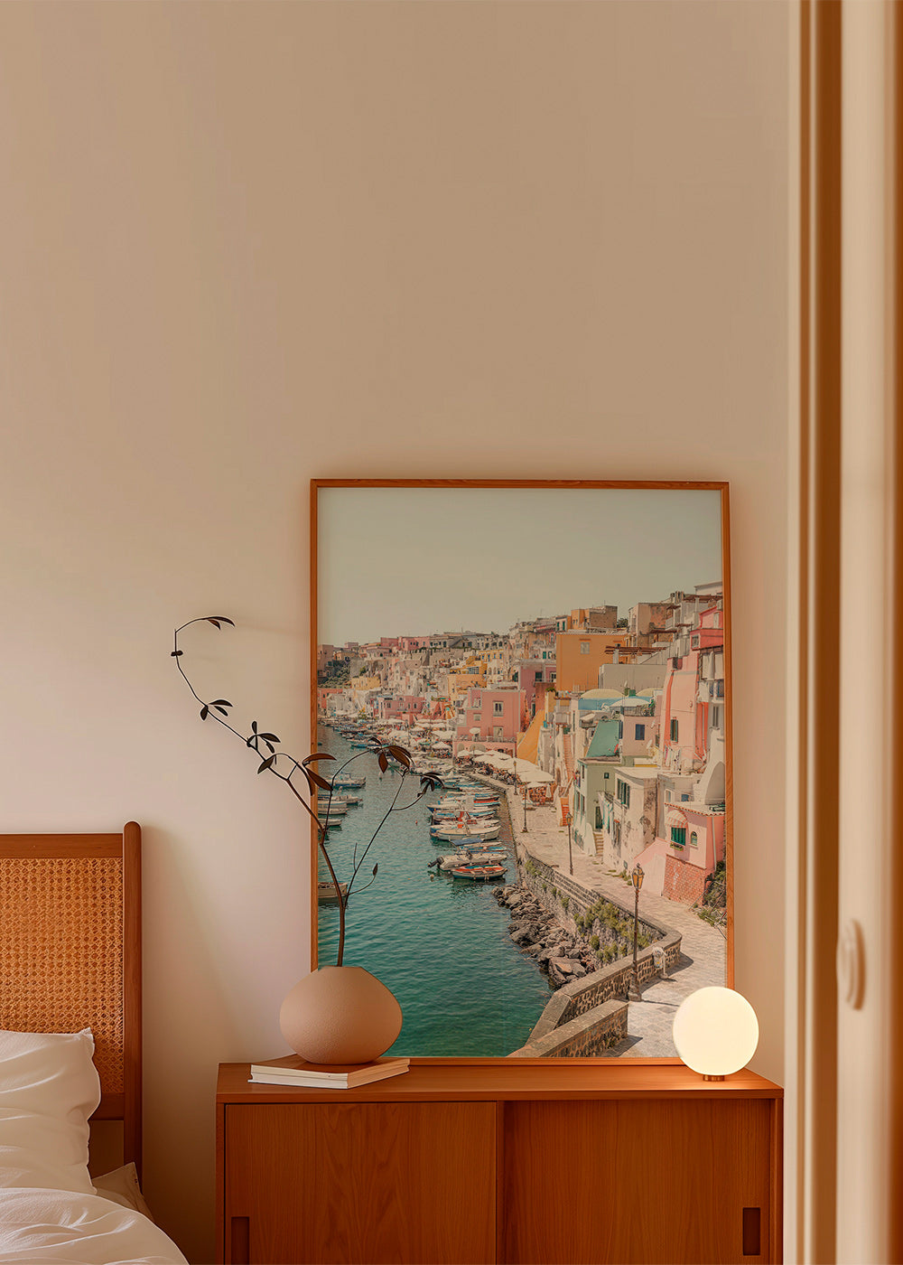 Cuadro de ciudades Procida puerto colorido – Product3