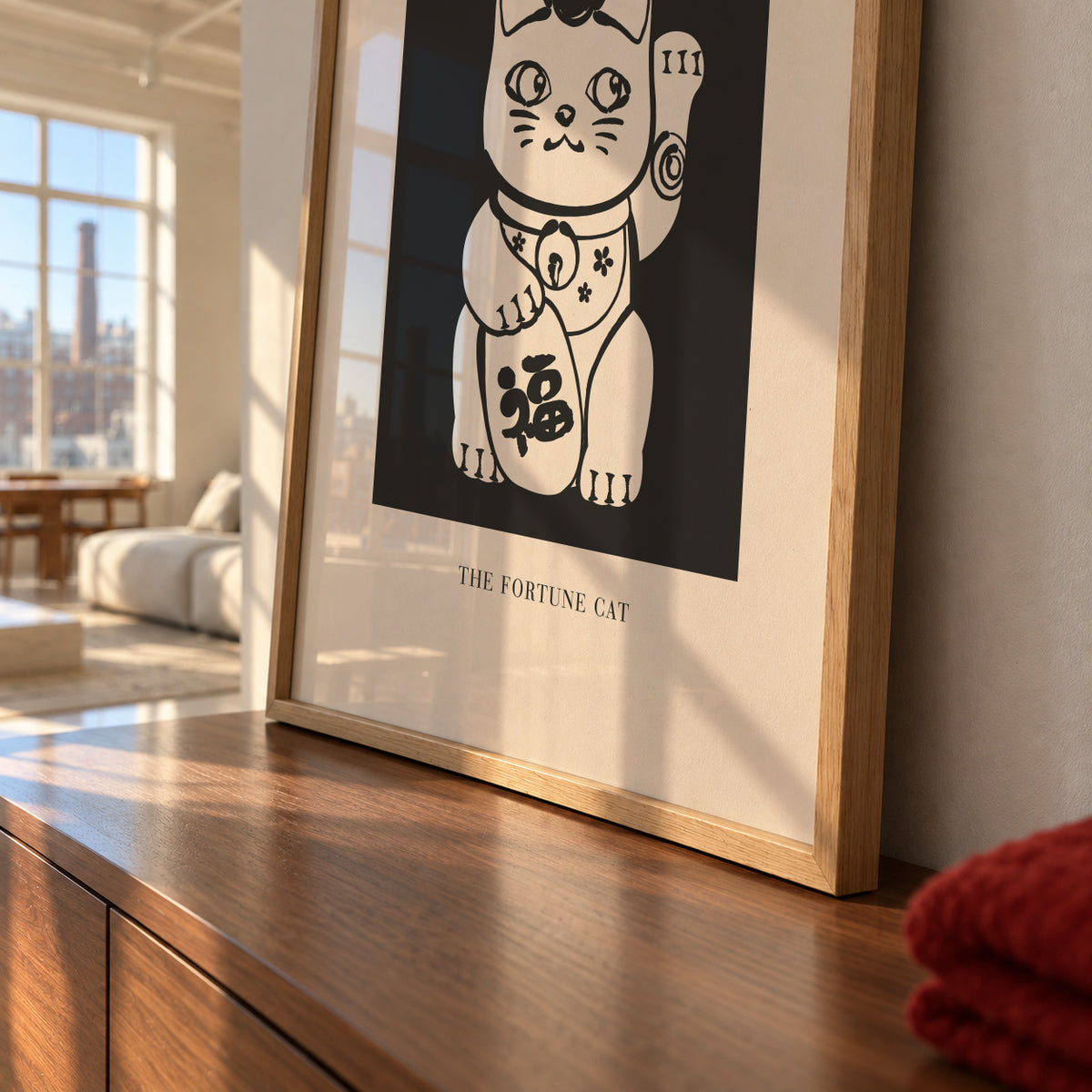 Manekineko - Framed poster detail