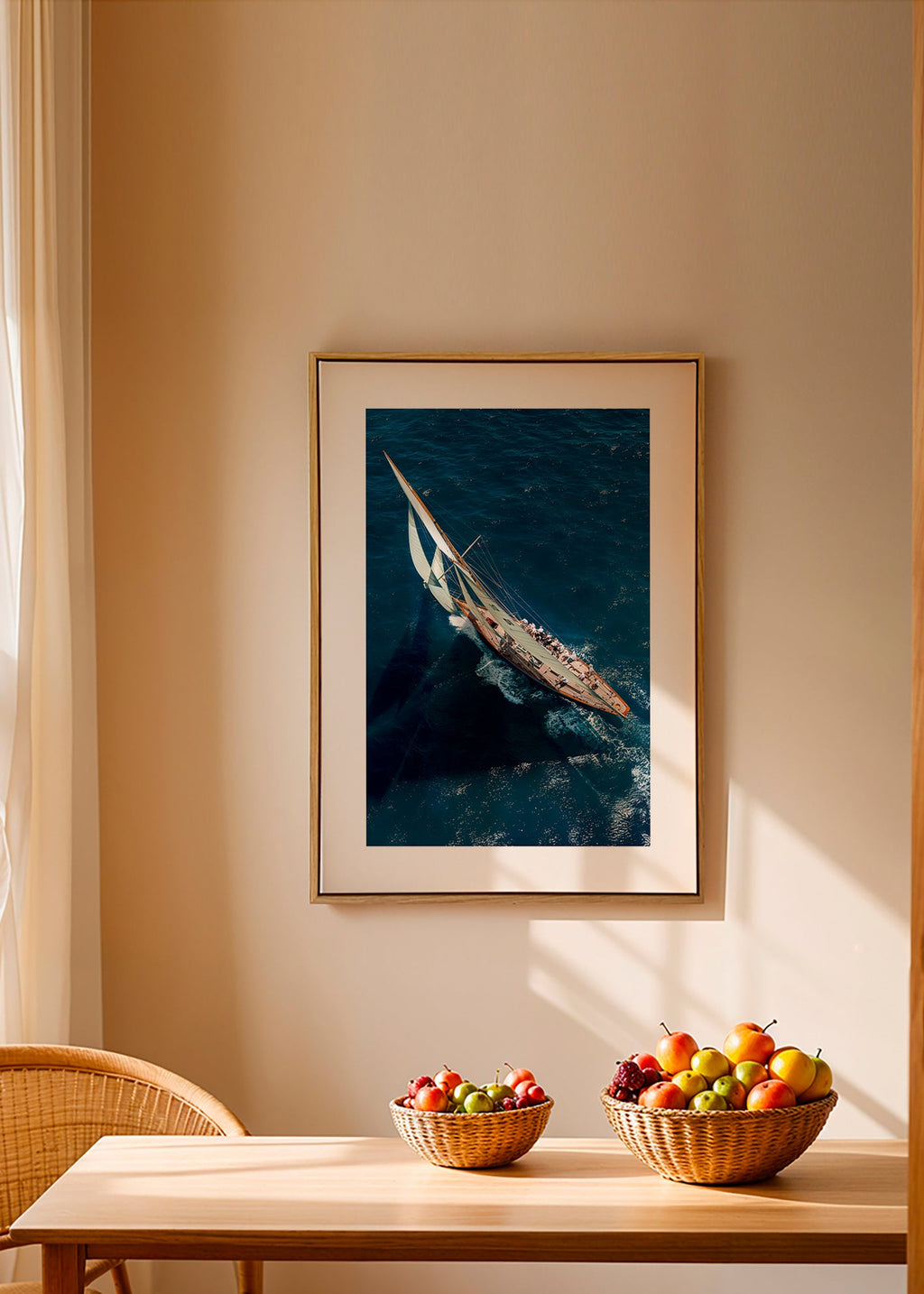 Fotografía de velero clásico en regata – Canvas1