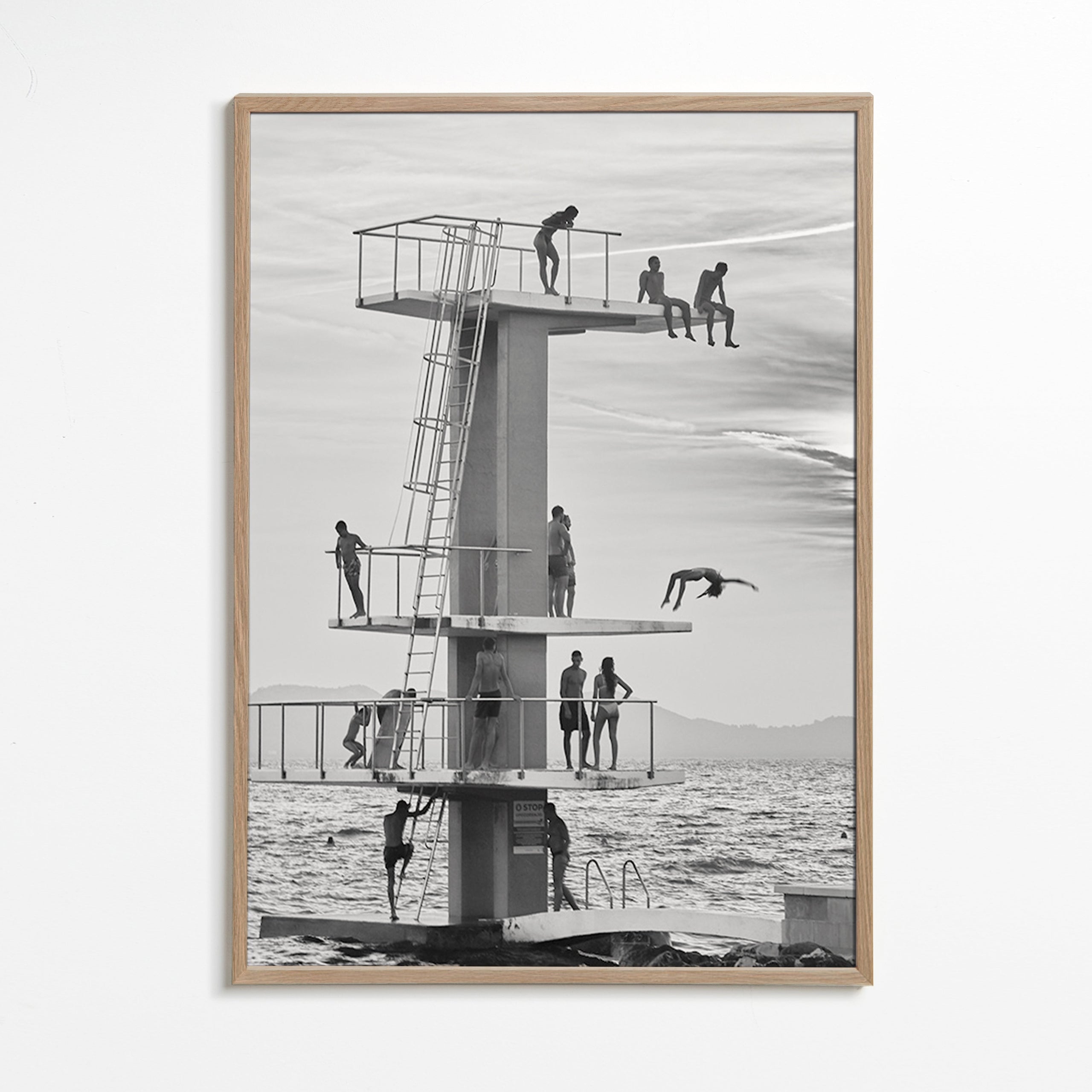 Fotografía de trampolín y saltos en costa – Oak Frame