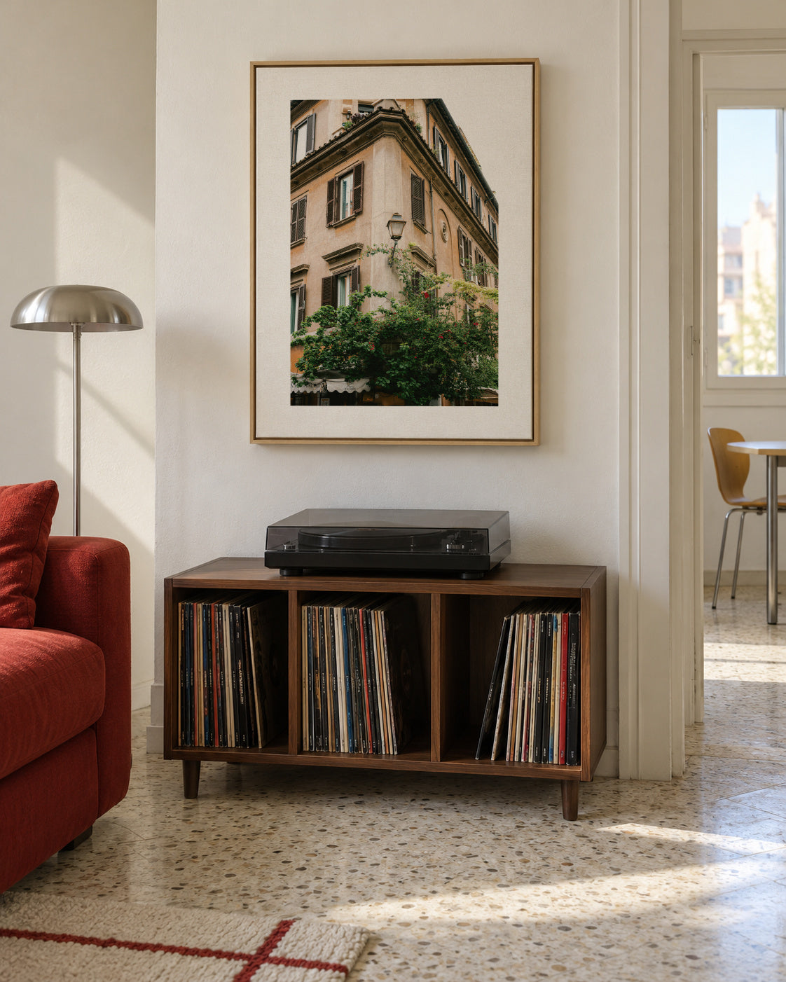 Botanical Trastevere Rome || - Framed canvas in an interior