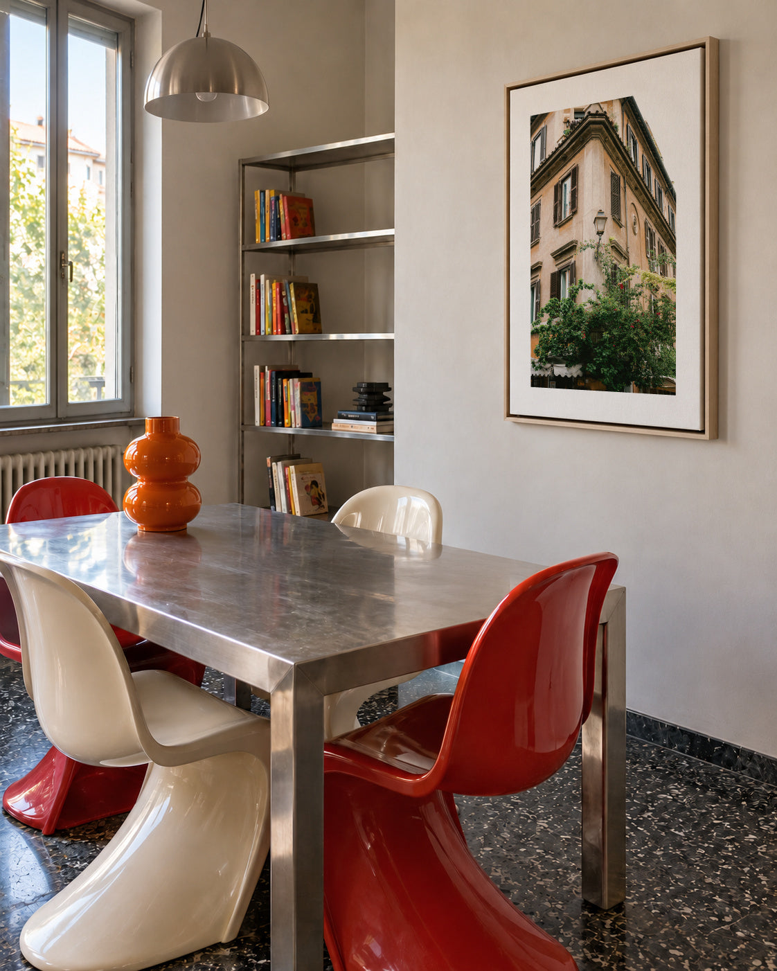 Botanical Trastevere Rome || - Framed canvas in an interior