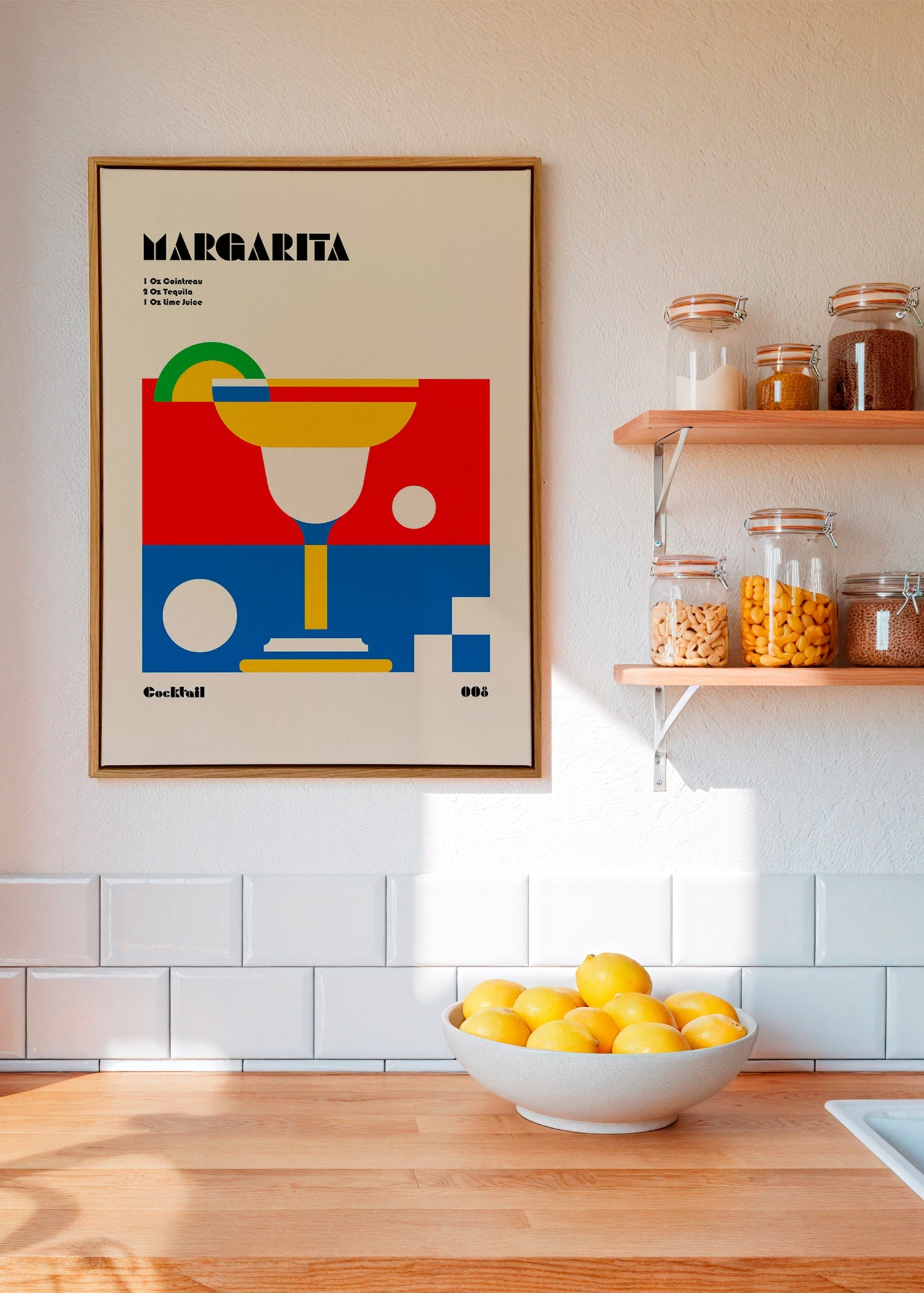 Cuadro de cocina Margarita estilo Bauhaus – Canvas2