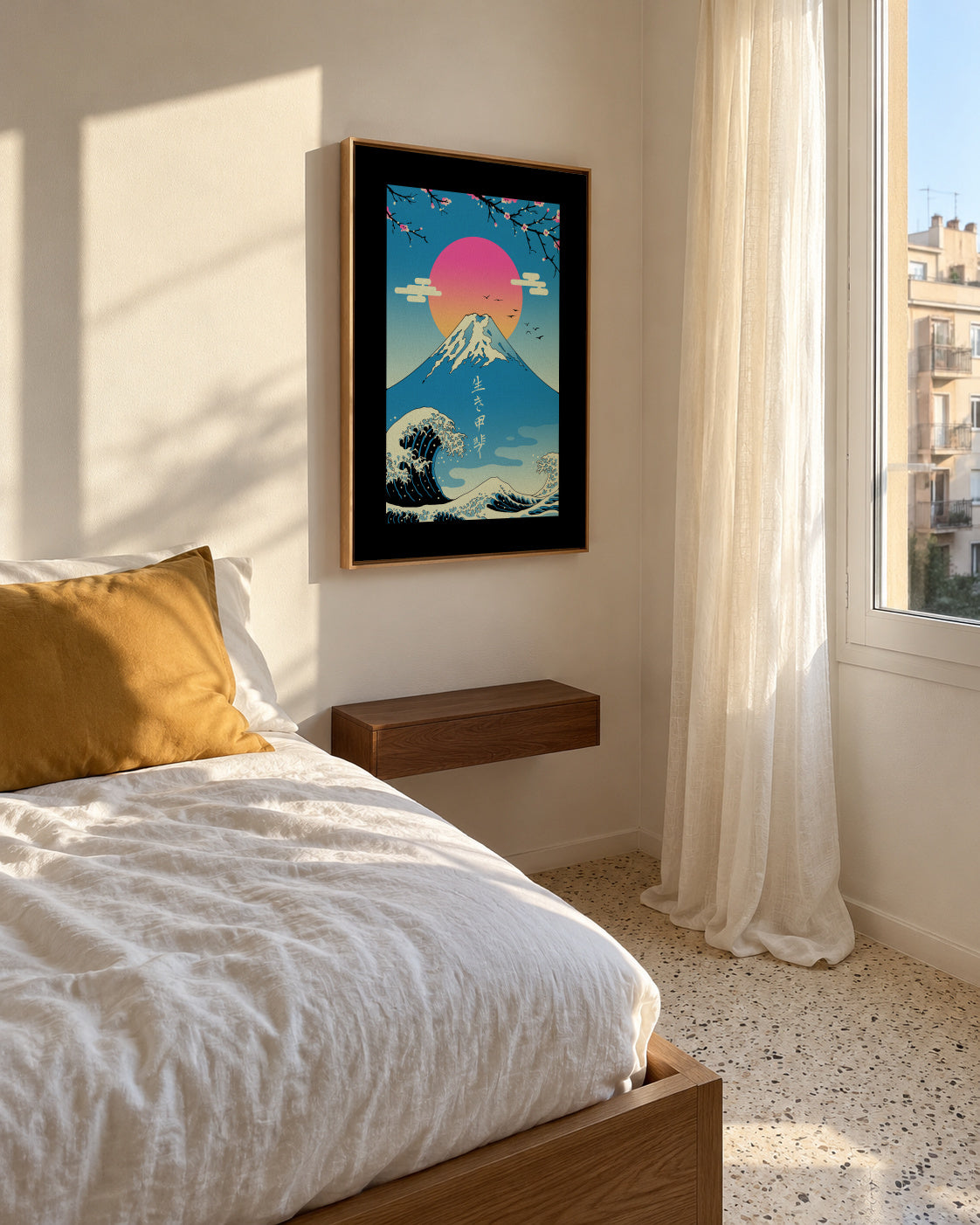 Ikigai - Framed canvas in an interior