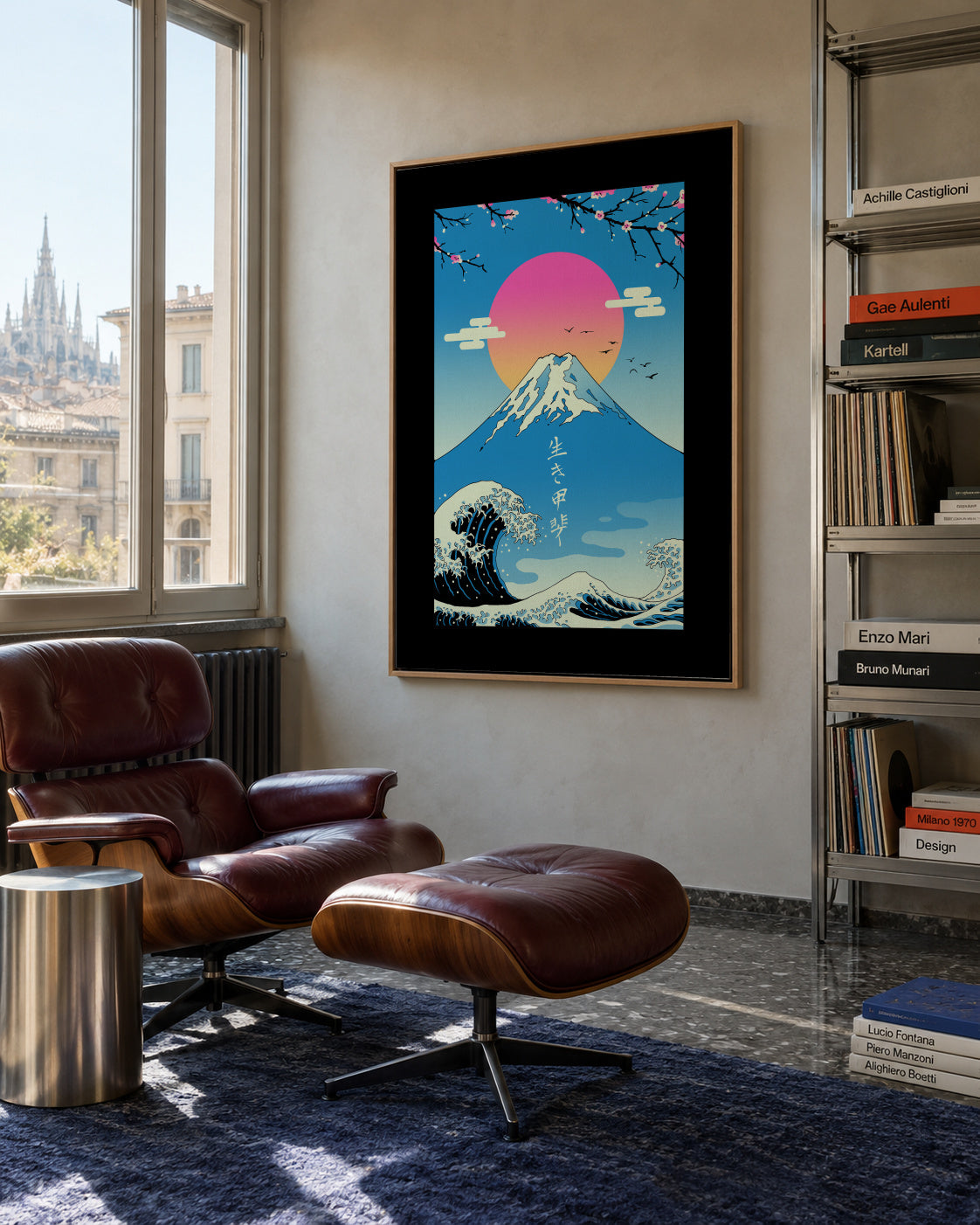 Ikigai - Framed canvas in an interior
