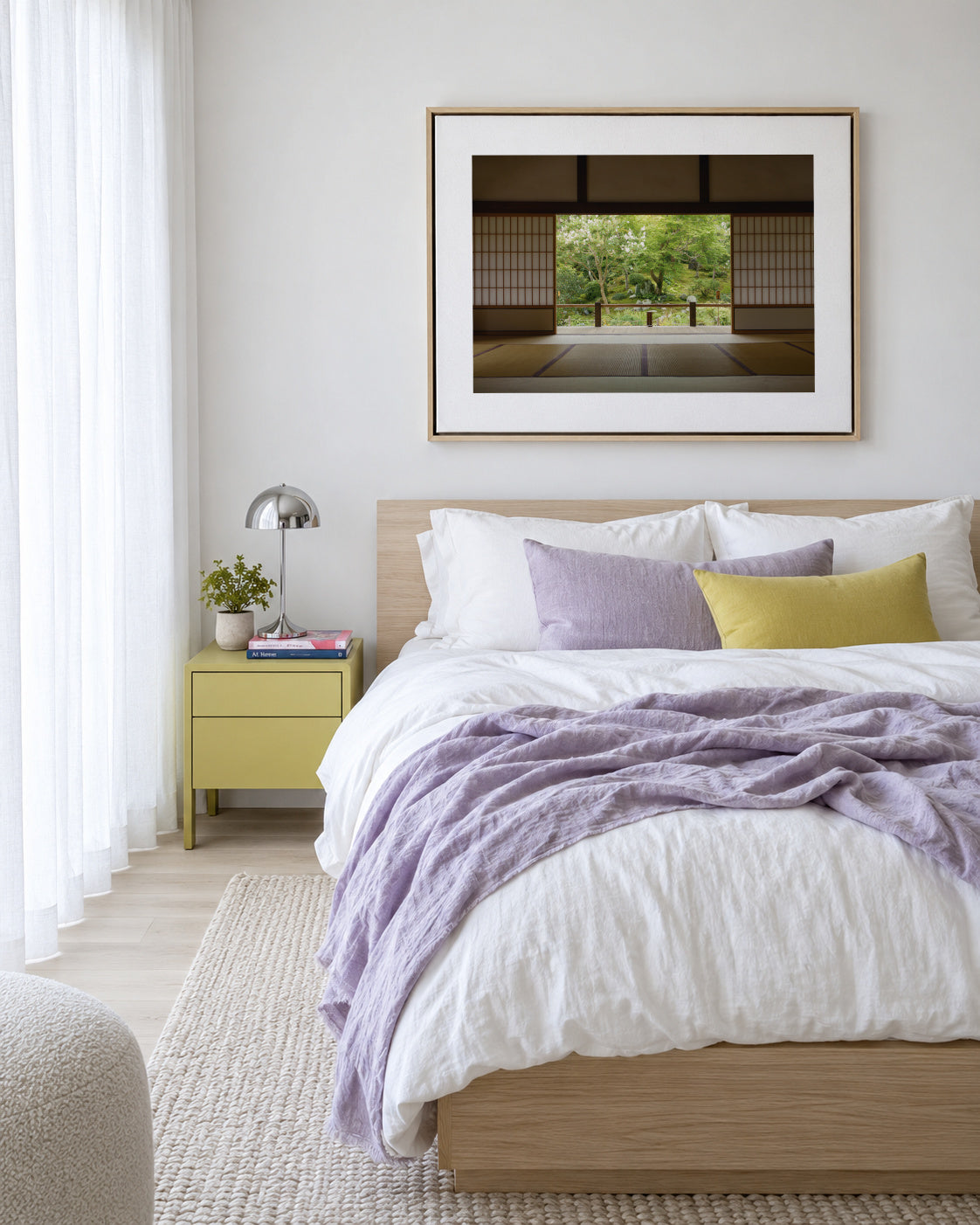 Zen Zone - Framed canvas in an interior