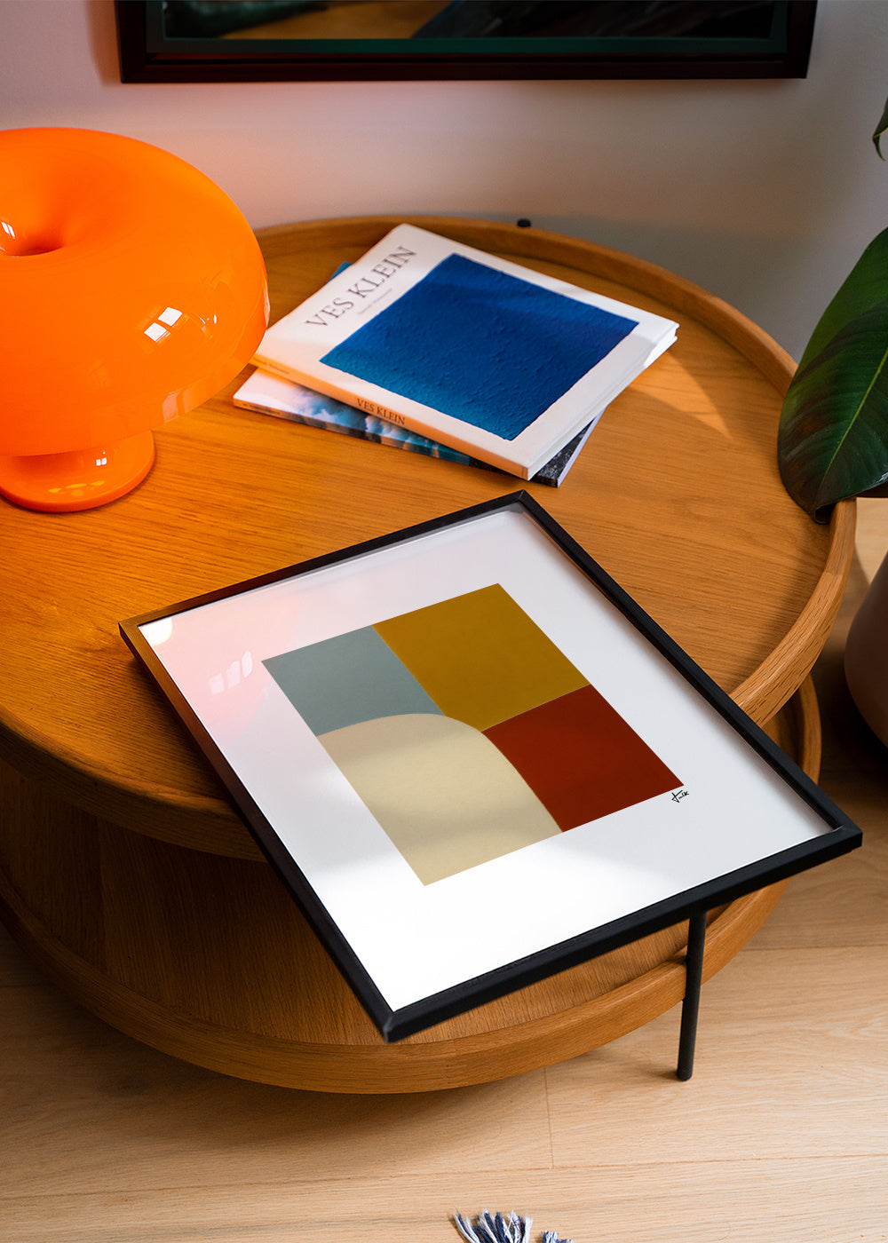 Modular Curve III - Framed poster in an interior