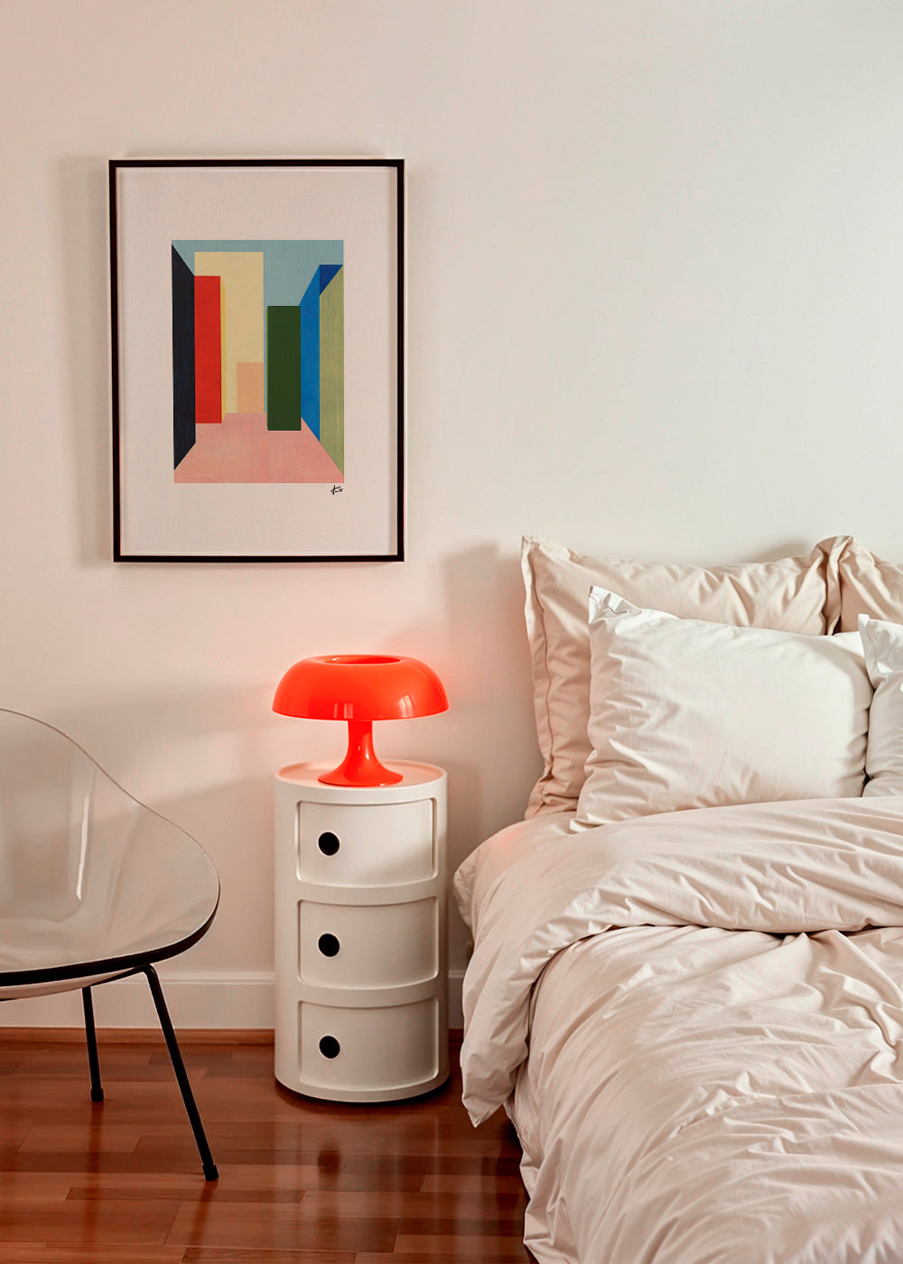 Cuadro geométrico con pasillo en perspectiva – Product2