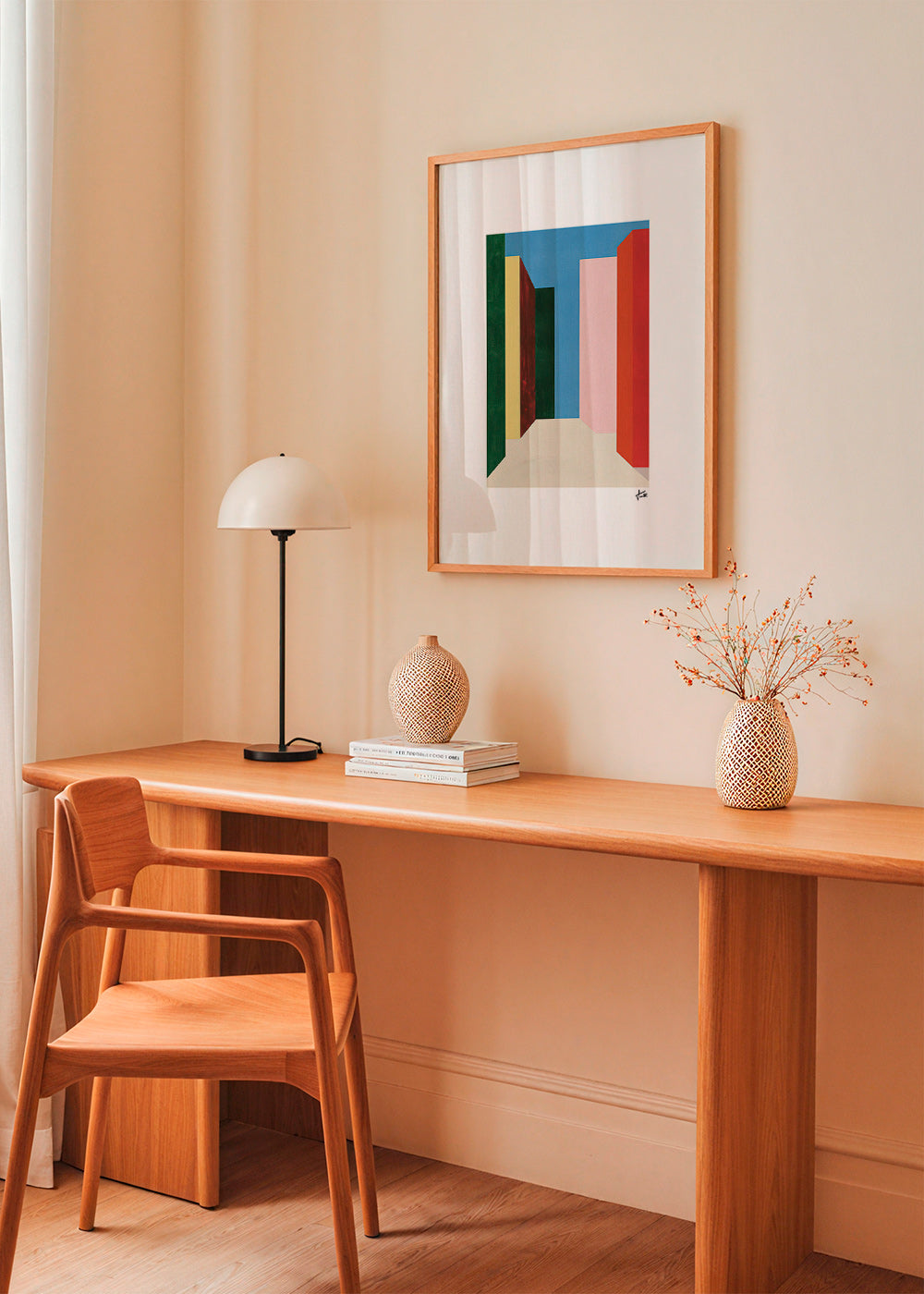 Cuadro geométrico: pasaje vertical de colores – Product3