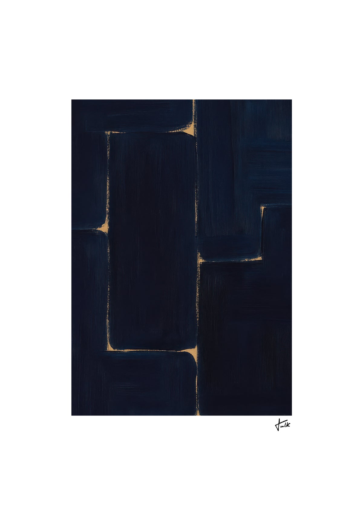Midnight Structure - Unframed art print