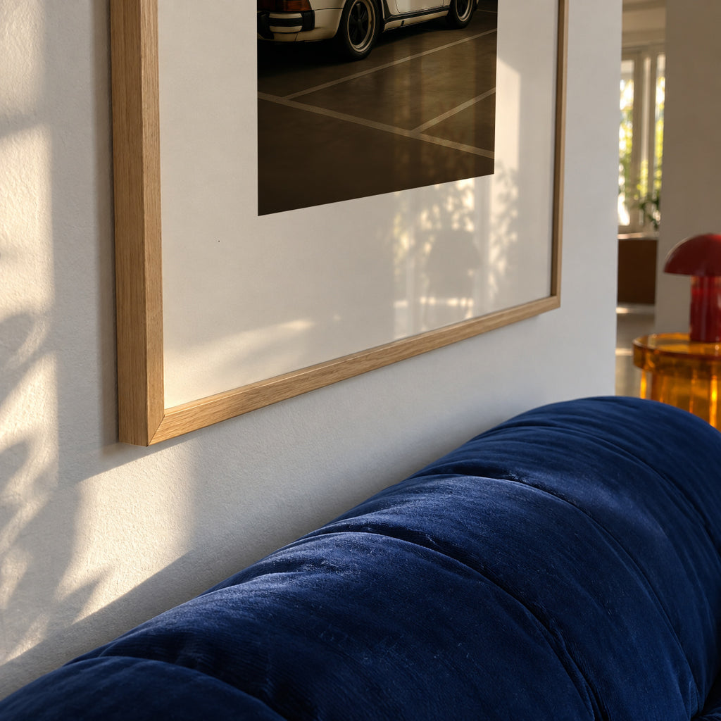 Midnight Garage - Framed poster detail