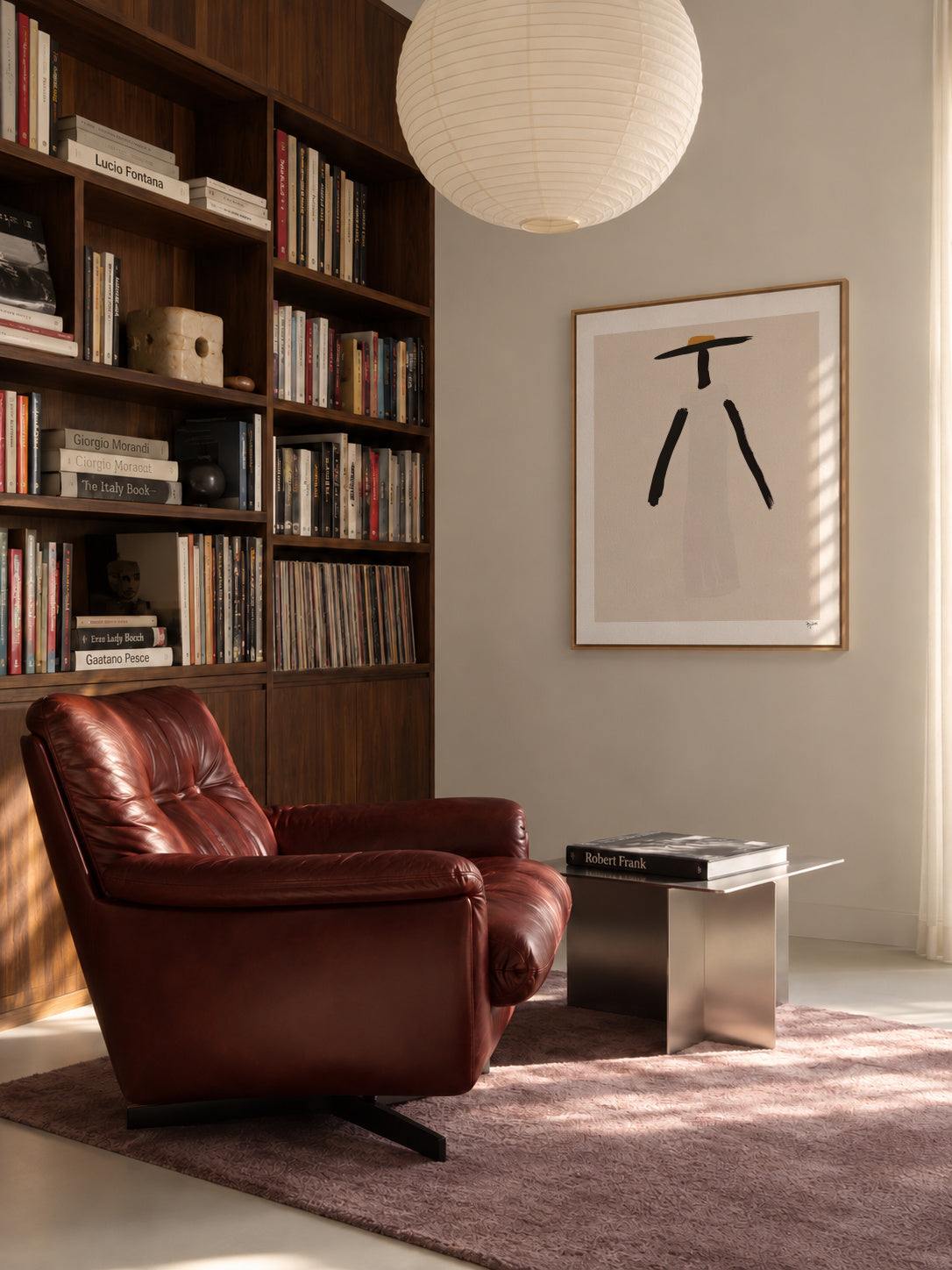 The Minimalist Hat - Framed canvas in an interior