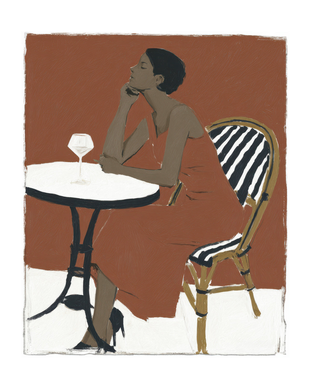 Terrace Wine - Unframed art print