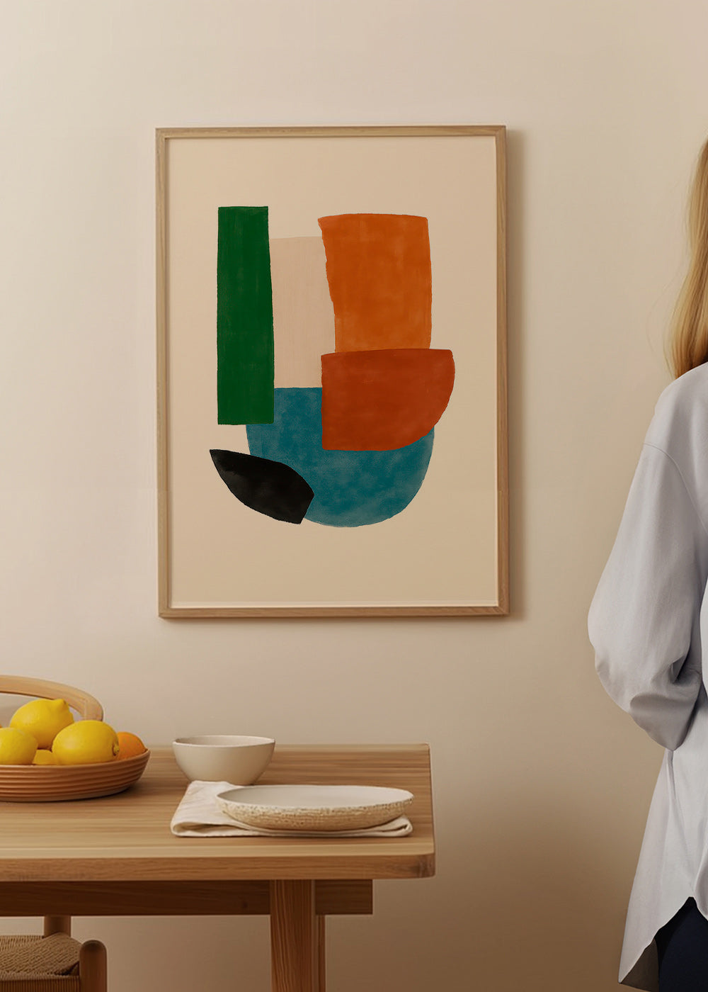 Cuadro abstracto formas terrosas – Product1