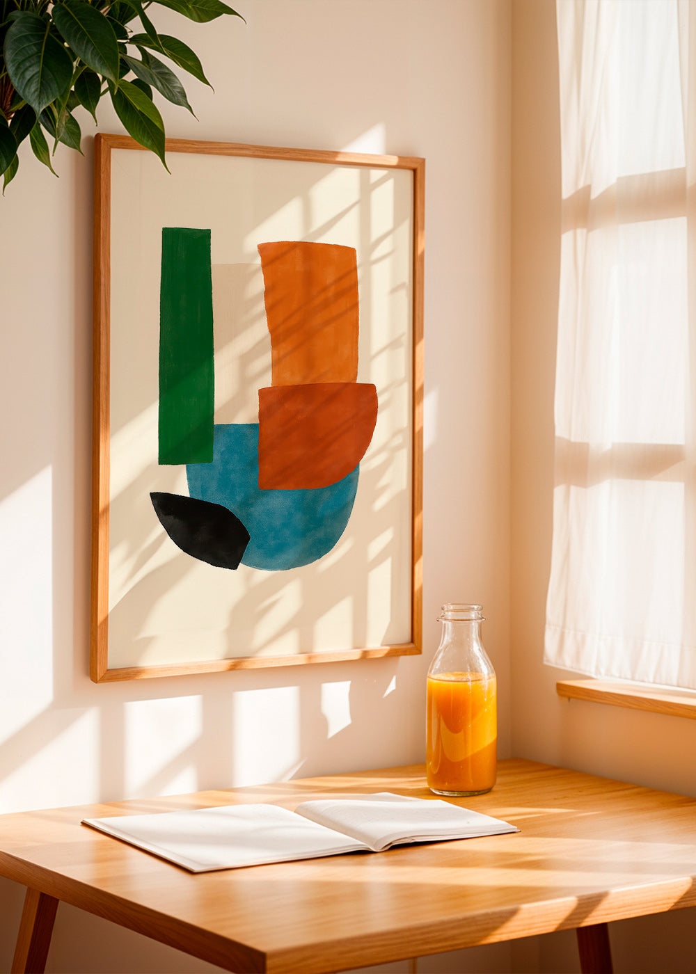 Cuadro abstracto formas terrosas – Product2