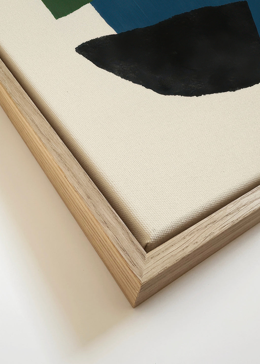 Earthy Stack - Framed canvas detail