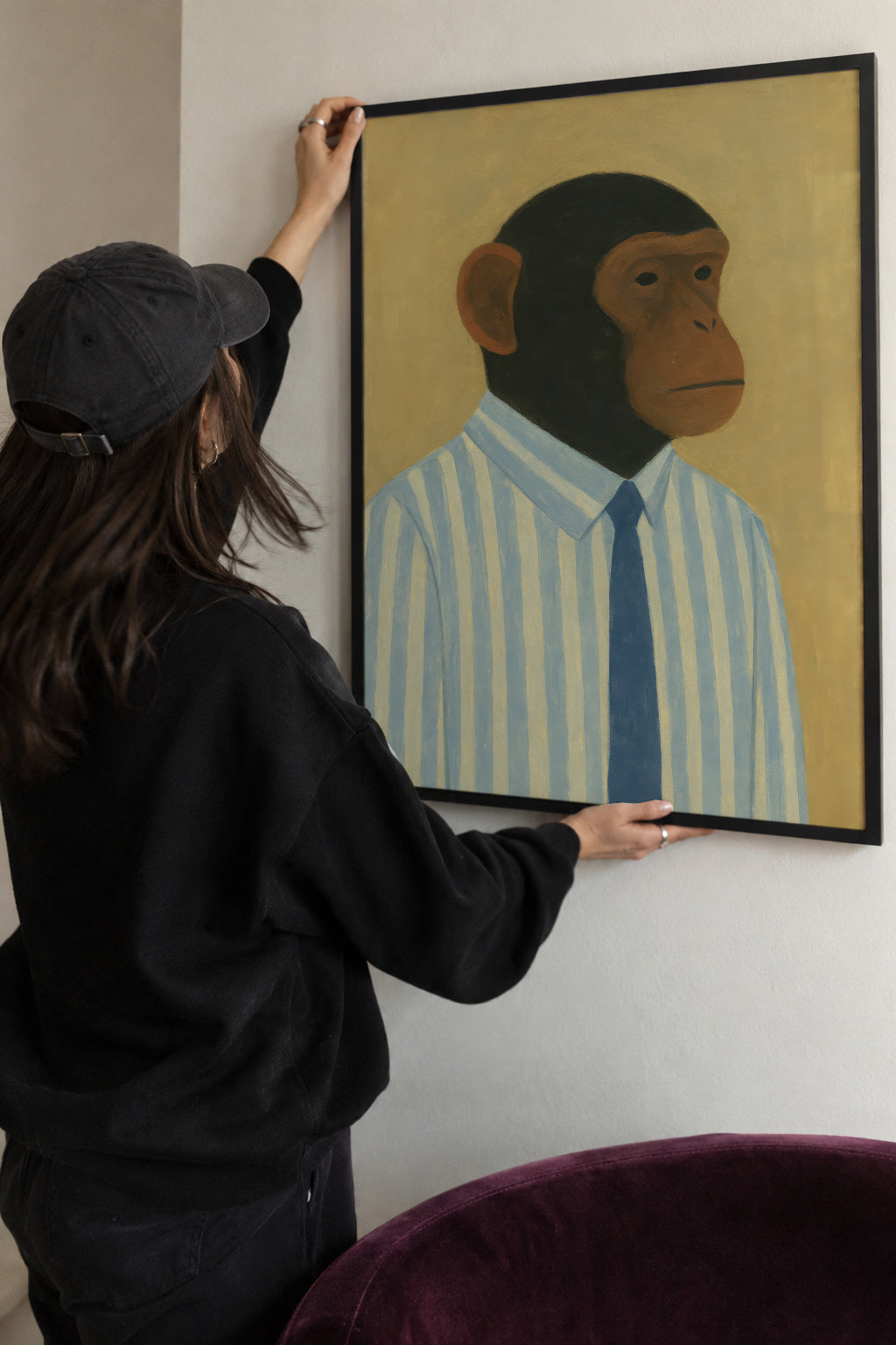 Professional Primate II - Framed poster detail