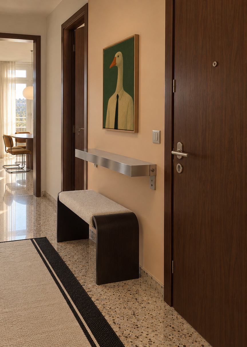 Executive Goose - Framed canvas in an interior