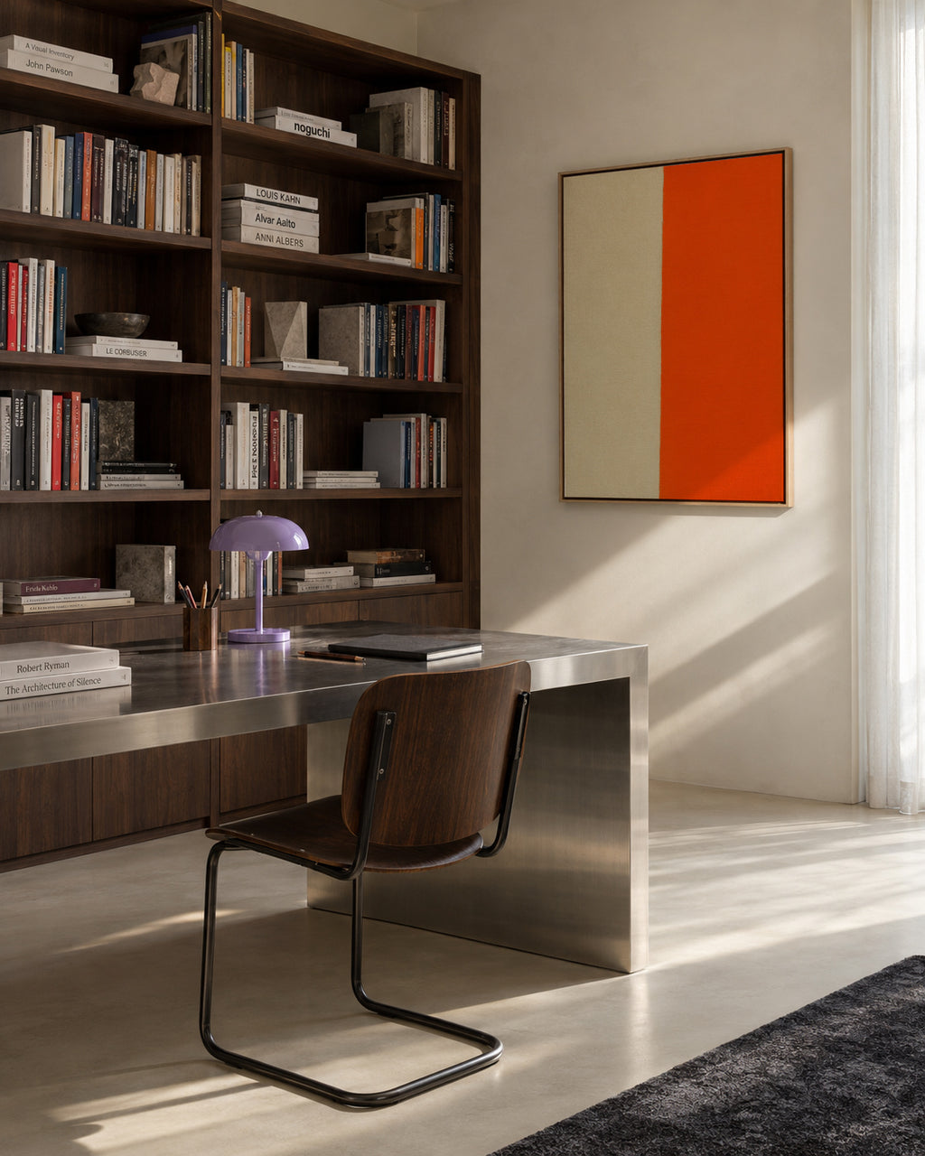 Solar Edge II - Framed canvas in an interior
