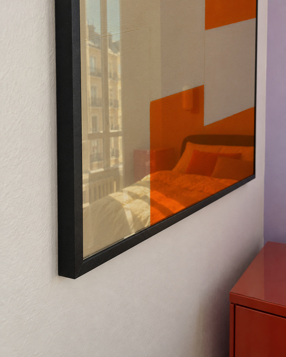 Terracotta Steps I - Framed poster detail