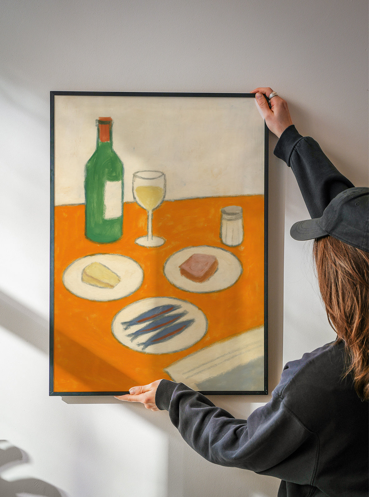 Still Life with Sardines - Framed poster detail