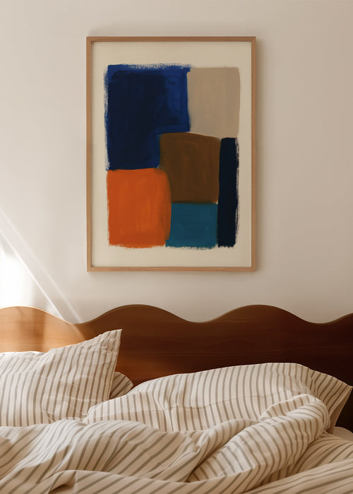 Deep Sea Layers - Framed poster in an interior