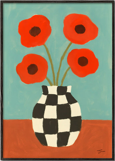 Checkerboard Poppies