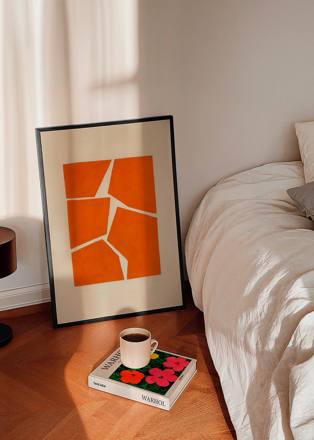 Cuadro geométrico fragmentos terracota – Product3