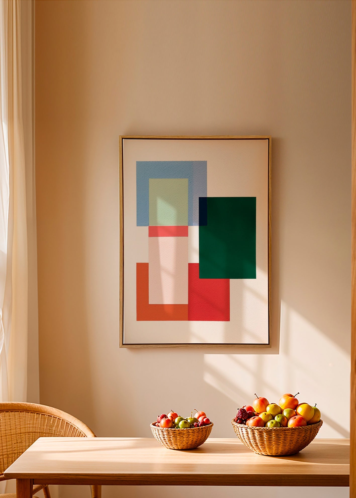 Cuadro abstracto de rectángulos superpuestos – Canvas1