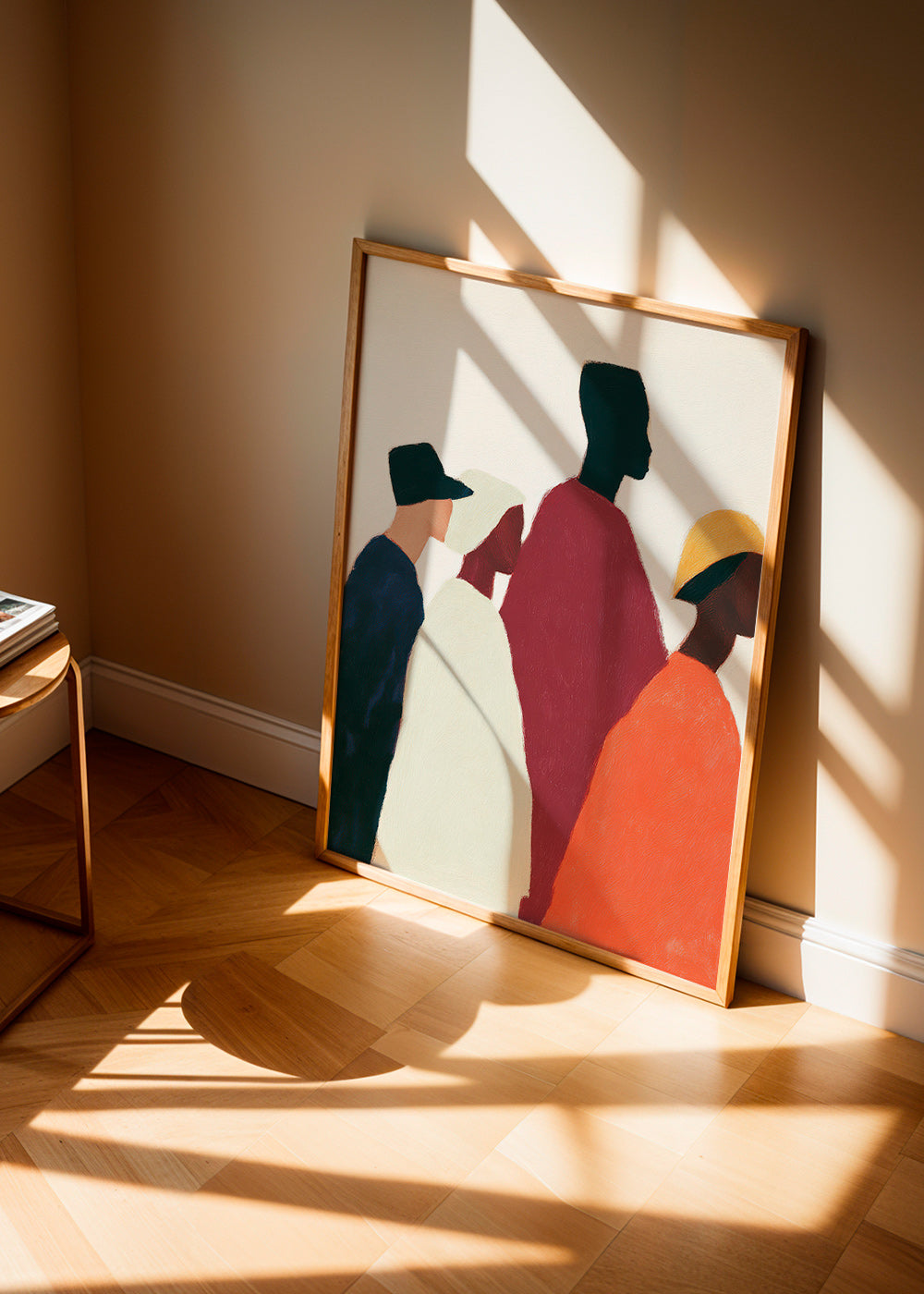 Ilustración de siluetas en fila – Product2