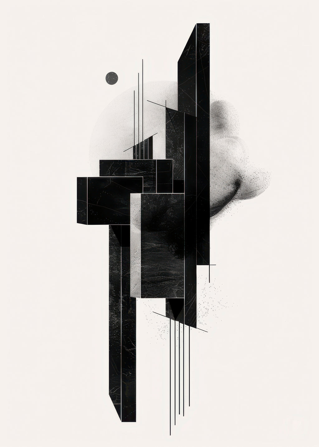 Monolith Structure III - Unframed art print