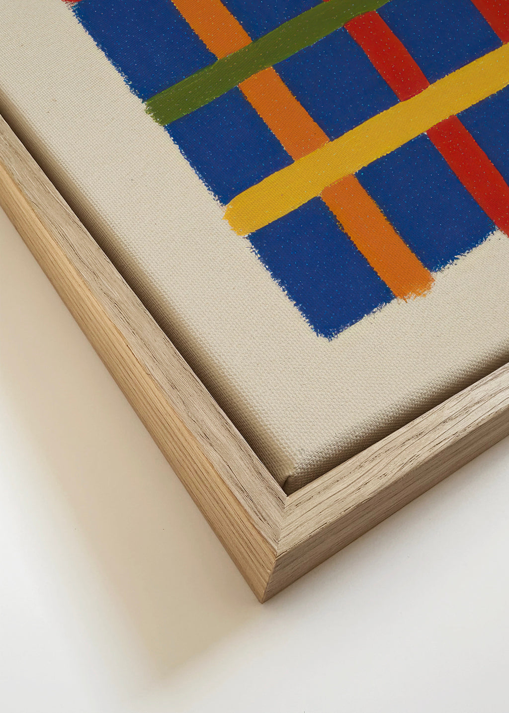 Rhythm Grid No. 03 - Framed canvas detail