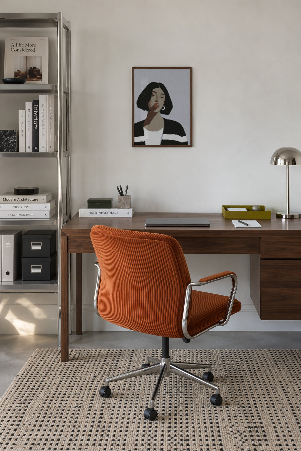 Striped Shirt Study - Framed poster in an interior