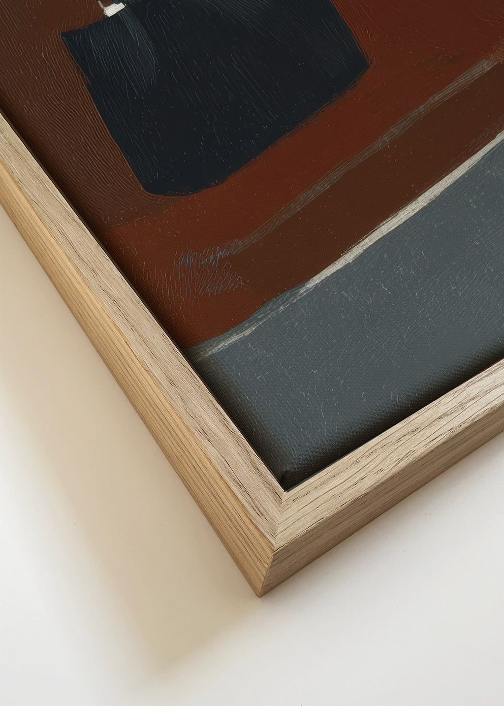 Coffee on the Go - Framed canvas detail