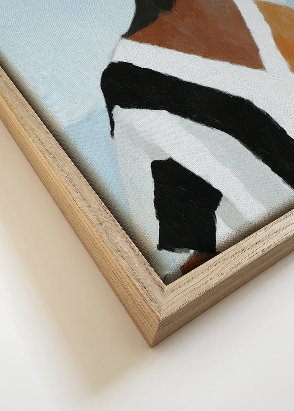 Ilustración de figura con velero – Canvas detail