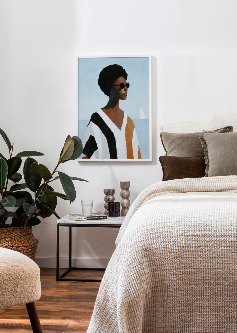 Ilustración de figura con velero – Product1