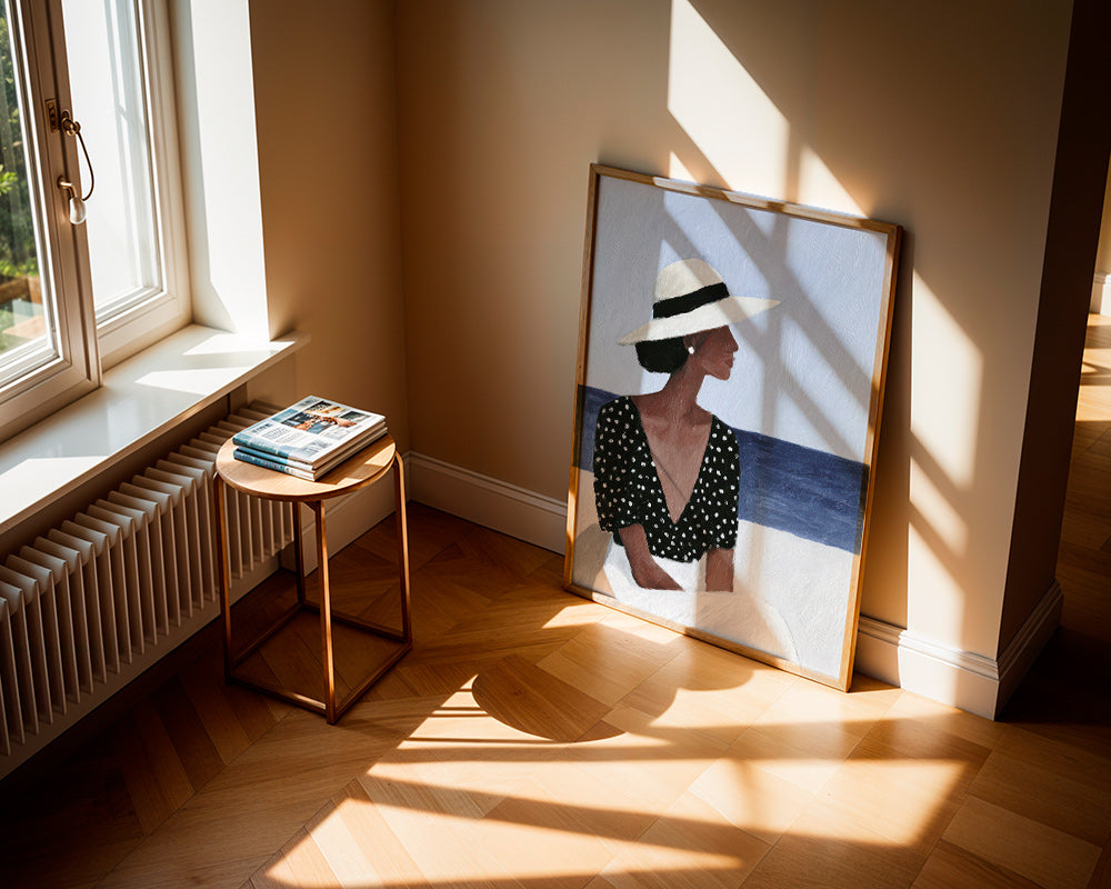 Ilustración de figura femenina con sombrero – Product3