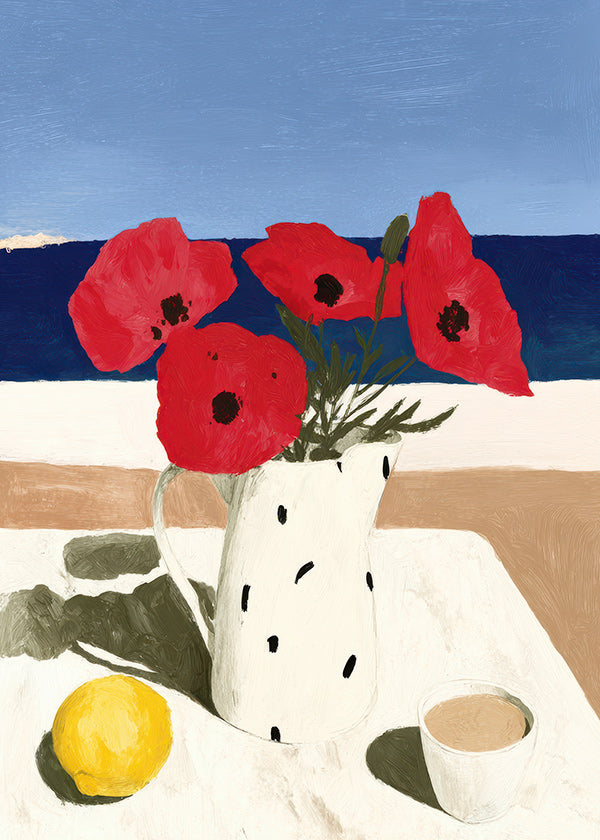 Poppies by the Sea