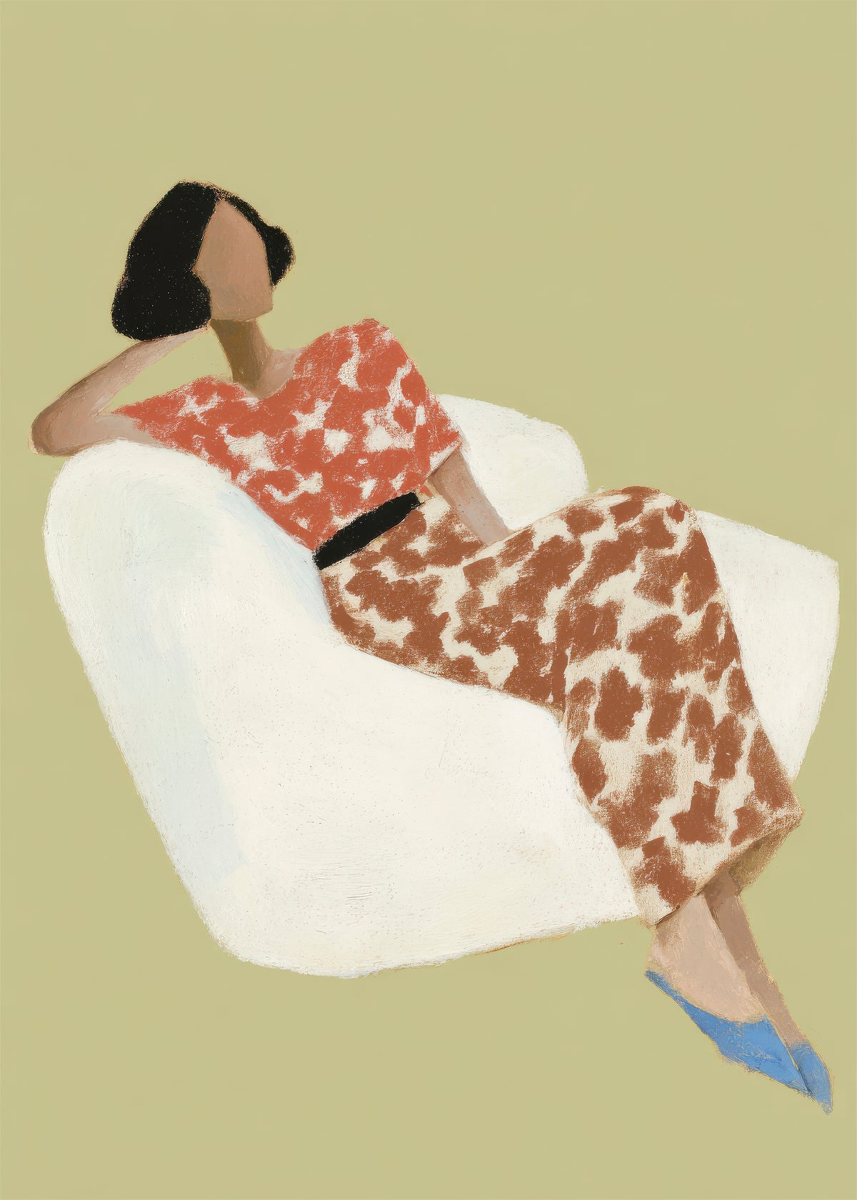Afternoon Recline - Unframed art print