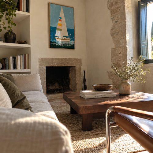 Sail in Color - Framed poster in an interior