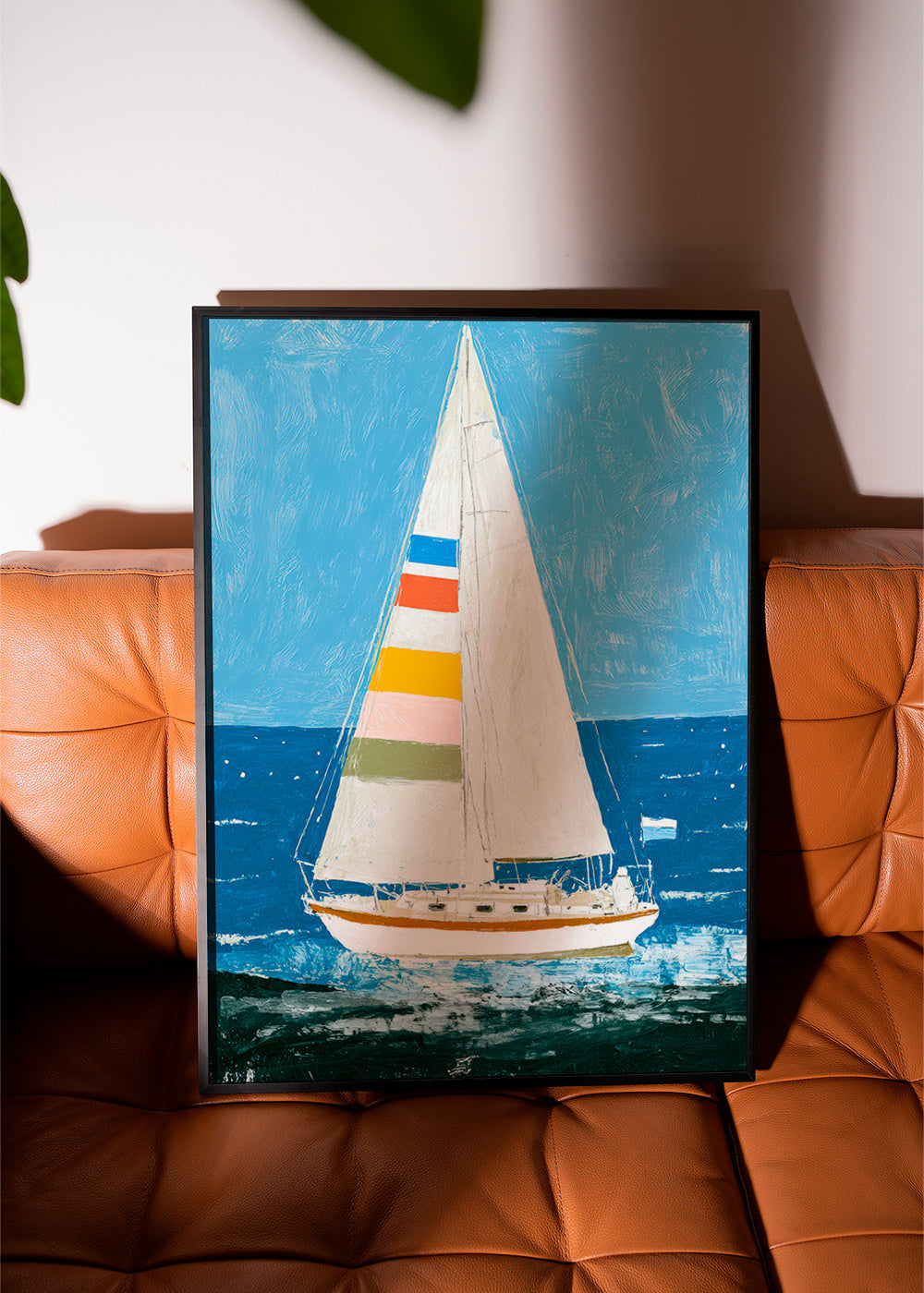 Ilustración: velero con velas de colores – Product3