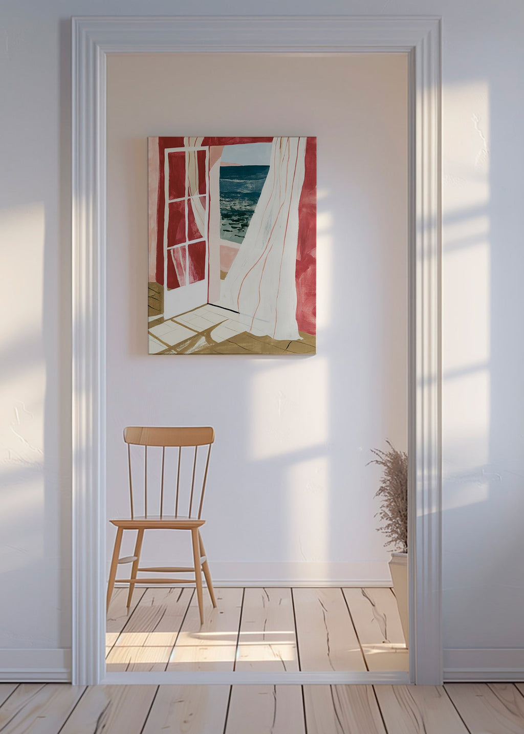 Landschaftsbild Fenster zum Meer