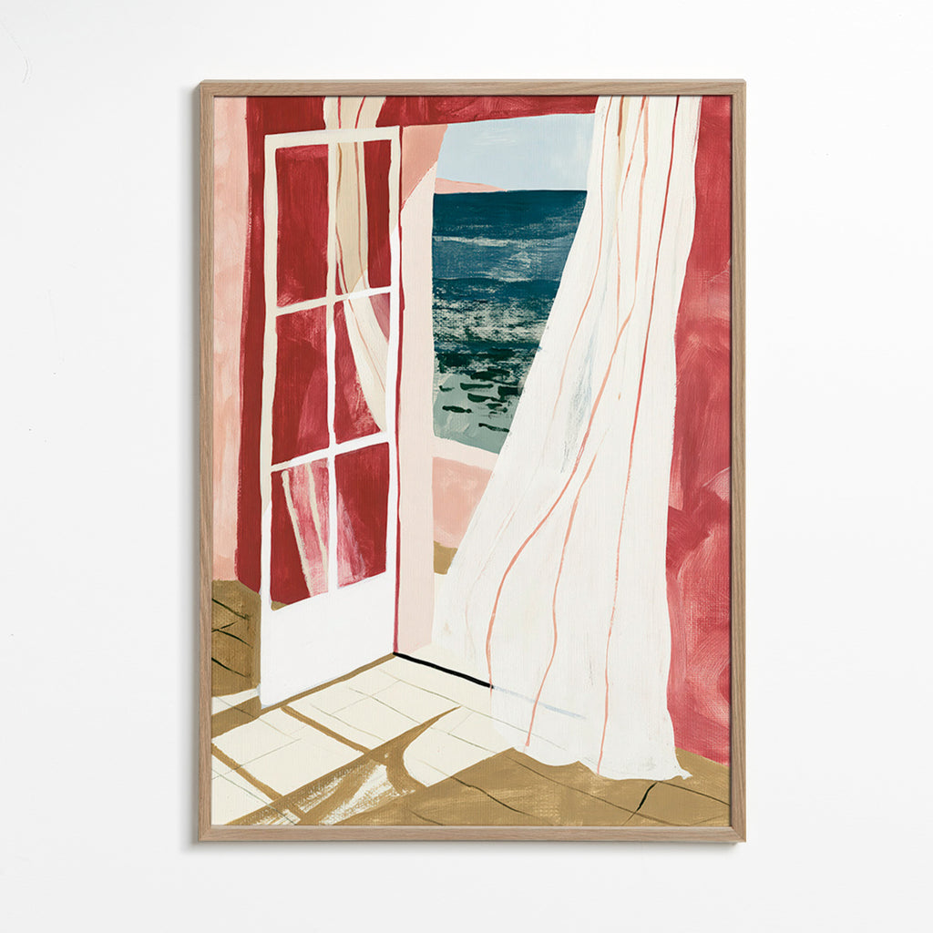 Landschaftsbild Fenster zum Meer