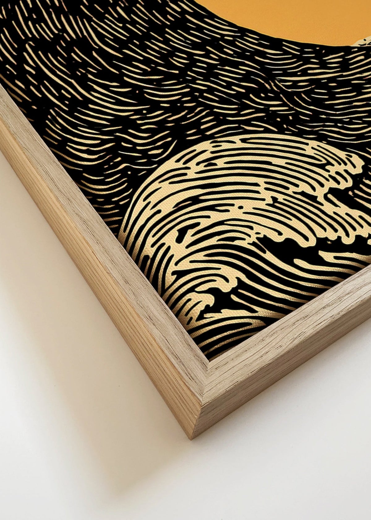 Illustration Schwarze Welle Grafik