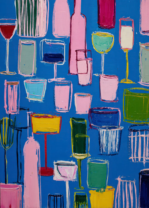 Cocktail Grid - Unframed art print