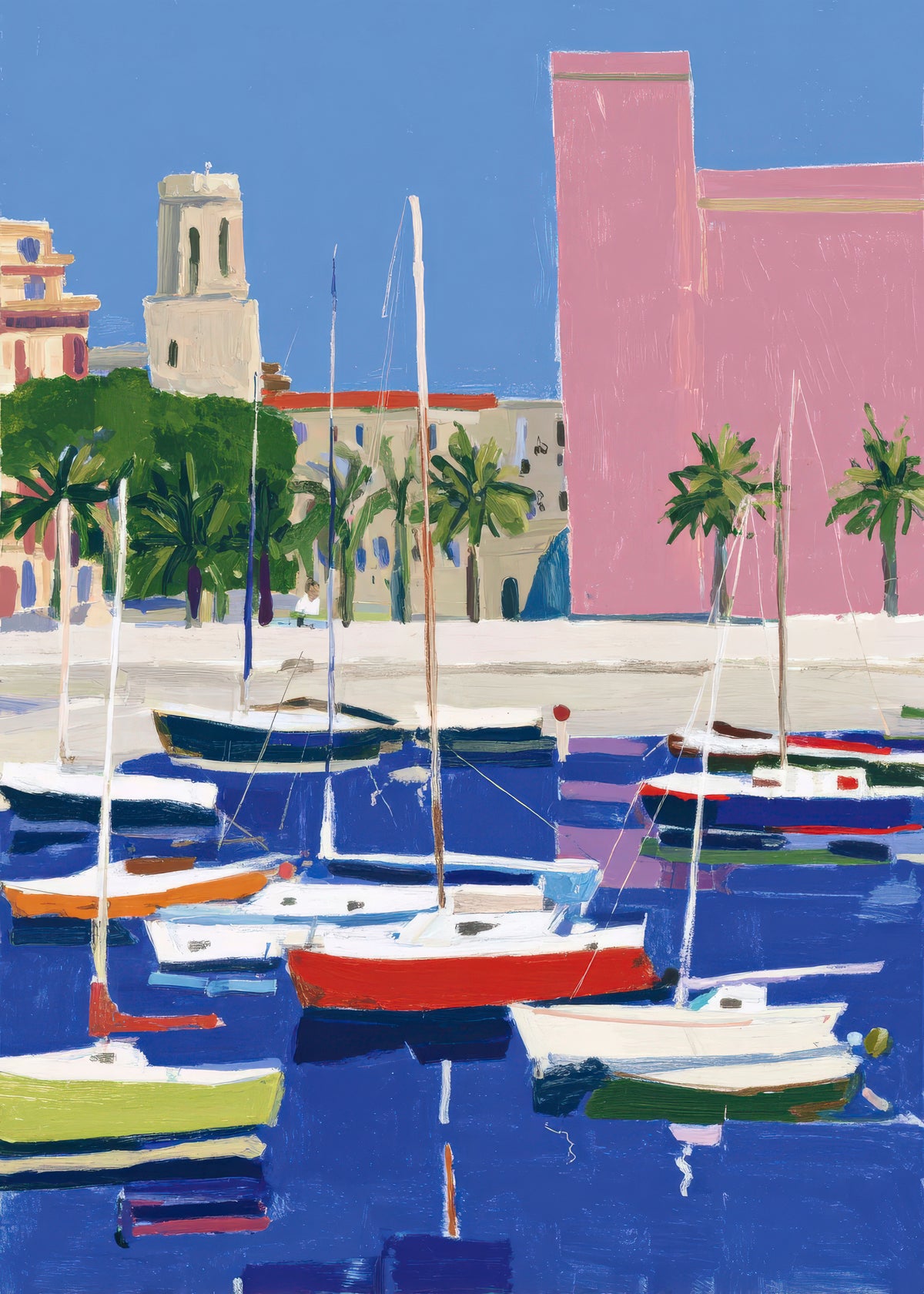 Marina Pastels - Unframed art print