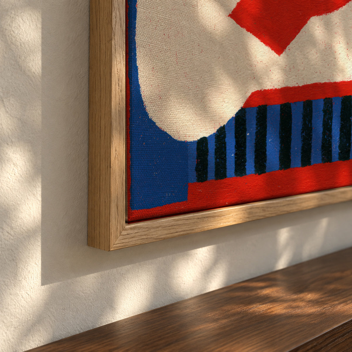 Boxing Club - Framed canvas detail