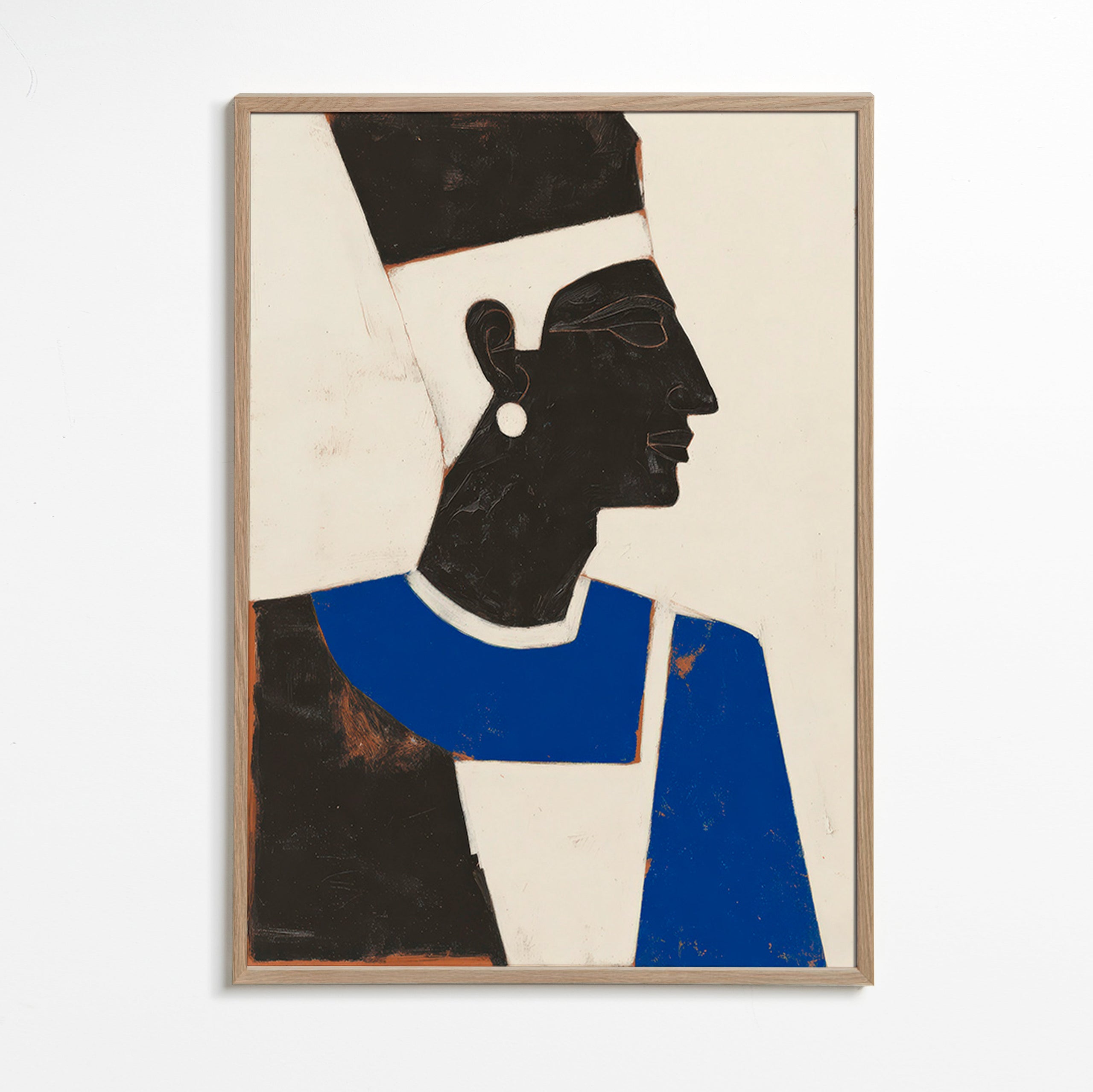 Illustration ägyptisches Profil